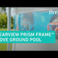 Ensemble de piscine hors sol Clearview Prism Frame™ 16' x 48" 
