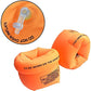 Bras gonflables flotteurs de natation bandes flottaison eau ailes natation bras anneau flotteur pour enfants et adultes orange