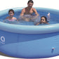 Family Inflatable Swimming Pool,Inflatable Kiddie Pools,Inflatable Top Ring Swimming Pools, Adults Pools Inflatable Outdoor Garden Waters Sports Game Easy Set Durable (8ft x 25in, Blue)