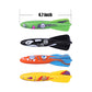 ZHFUYS Pool Toy,Underwater Swimming Toy Throwing Diving Torpedo Shark,4 Pack Multicolor-4