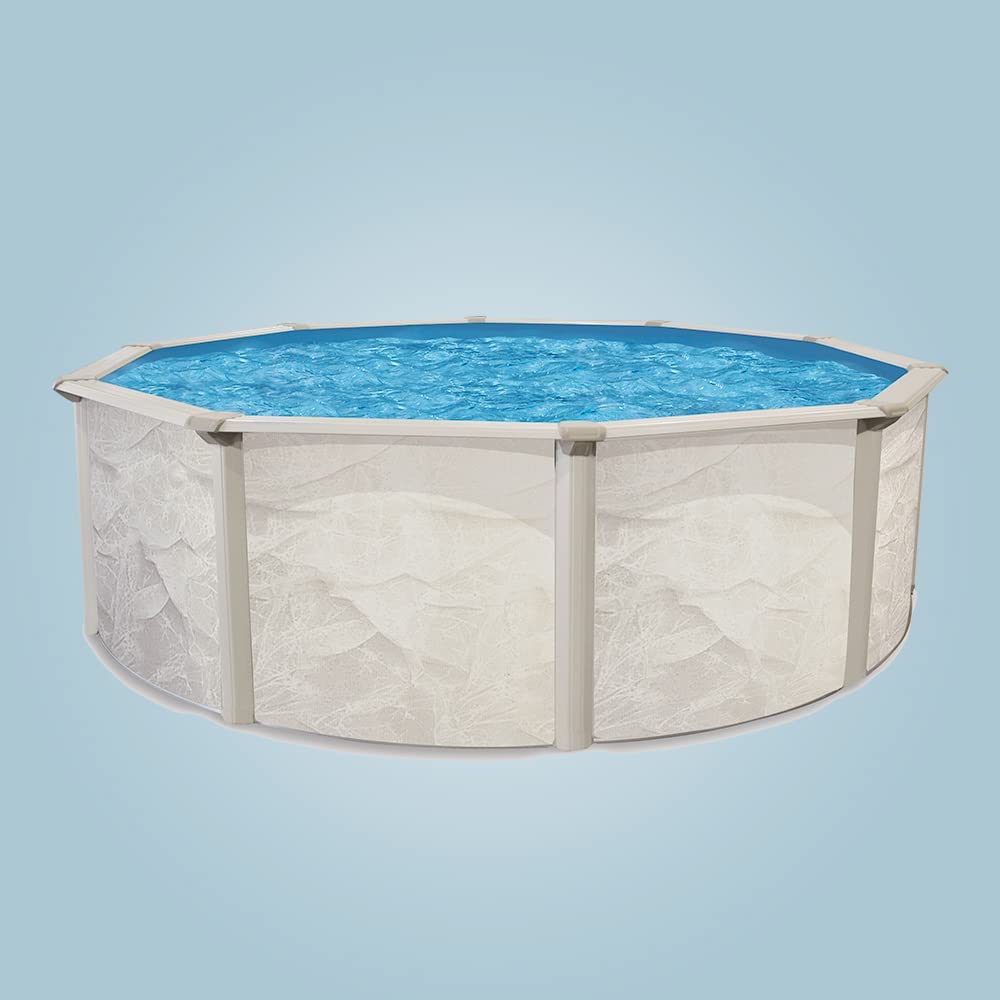 Generic Boulder 15' x 48 inch ATS Easy-Build Steel Above Ground Swimming Pool Kit by WaterThat