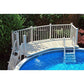 Vinyl Works of Canada Kit de terrasse en résine pour piscine hors sol - Taupe 5 x 13,5 pieds