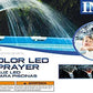 Intex Multi-Color LED Pool Fountain for Above Ground Pools, Fits Metal Frame and Ultra Frame Pools