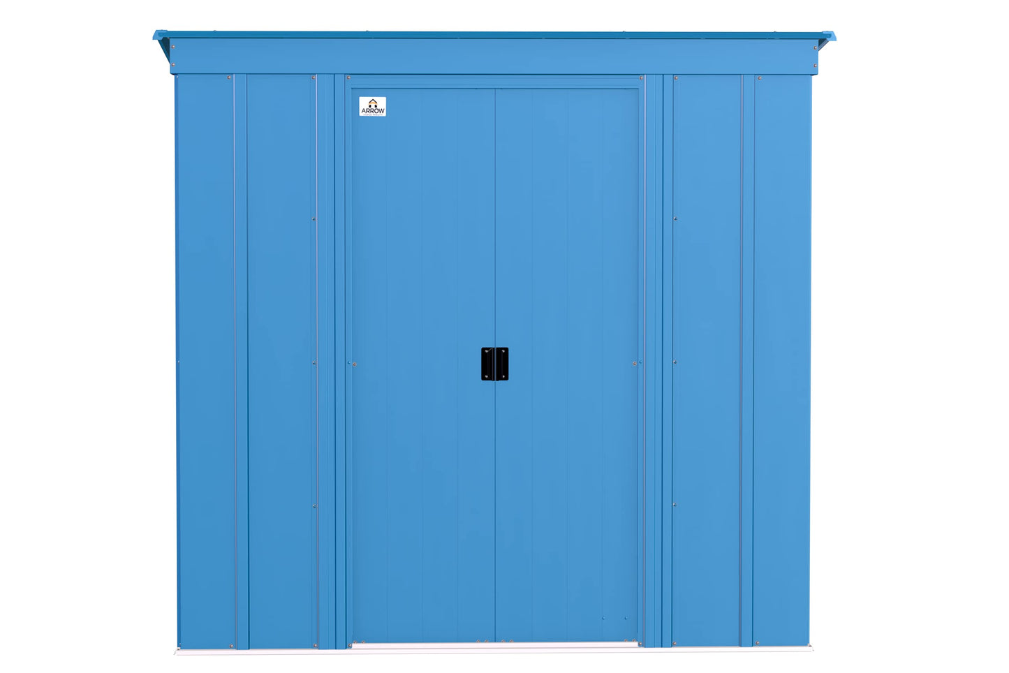 Arrow Shed Classic 6' x 4' Outdoor Padlockable Steel Storage Shed Building Blue Grey 6' x 4'