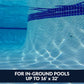 Hayward W3PVS20GST Poolvergnuegen Aspirateur de piscine pour piscines creusées jusqu'à 16 x 32 pi (aspirateur automatique de piscine) 2x Gris (W3PVS20GST)