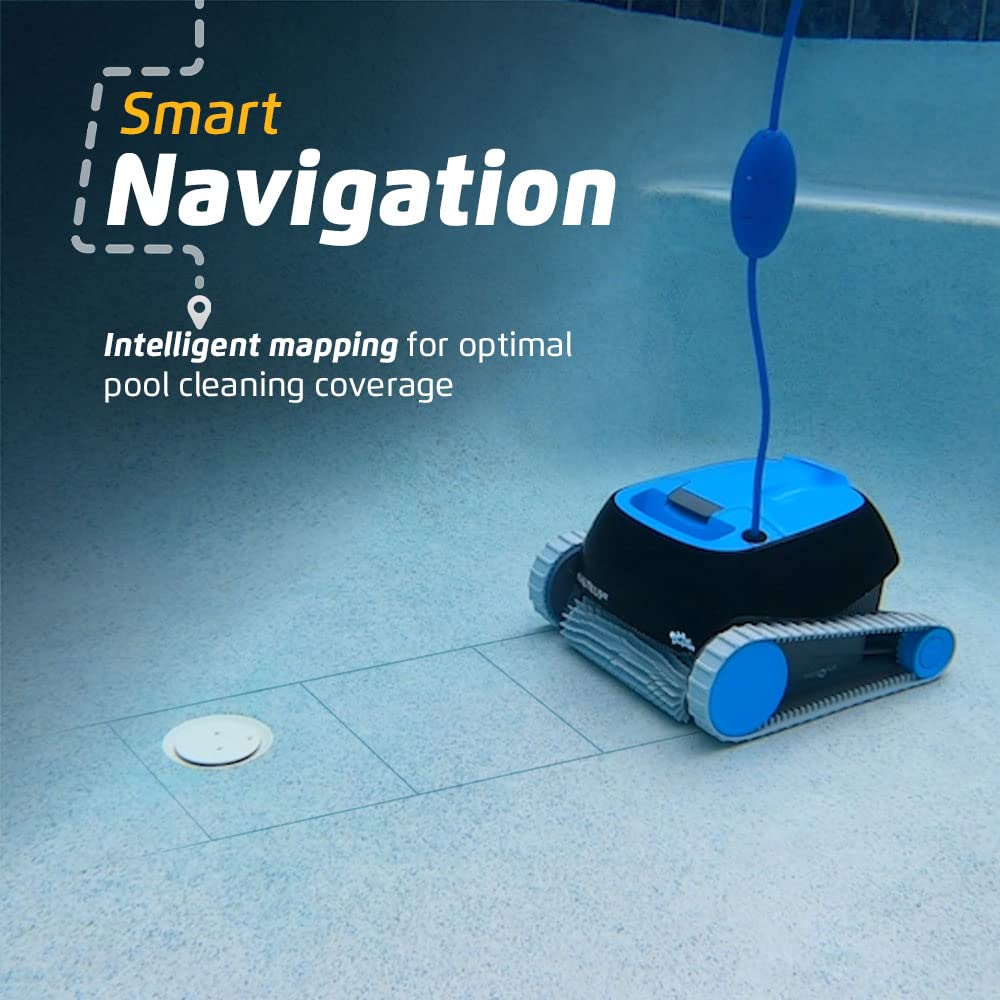 Dolphin Nautilus CC Robotic Pool Vacuum Cleaner with Universal Caddy — Easy to Transport and Store Your Dolphin — Ideal for Above/In-Ground Pools up to 33 FT in Length Nautilus CC with Caddy