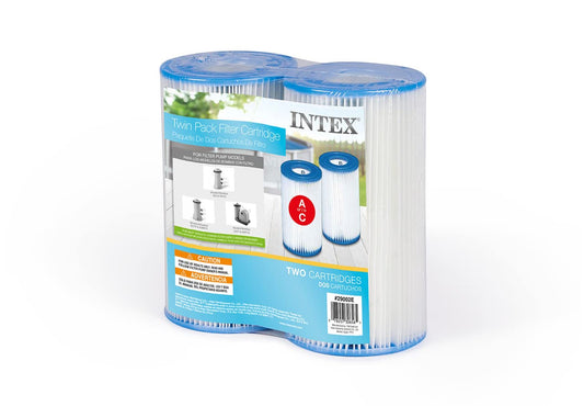 Intex Recreation Type A Cartouche filtrante pour piscines, lot de 2