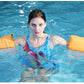 Bras gonflables flotteurs de natation bandes flottaison eau ailes natation bras anneau flotteur pour enfants et adultes bleu et orange