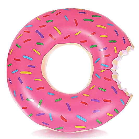DMAR Donut Pool Floats Donut Pool Floatie Donut Tube Pool Donut Pool Float Donut Inflatables Donut Inner Tube Donut Pool Floatie Donut Pool Ring Donut Swimming Ring for Beach Pool #1 30in Strawberry Pink