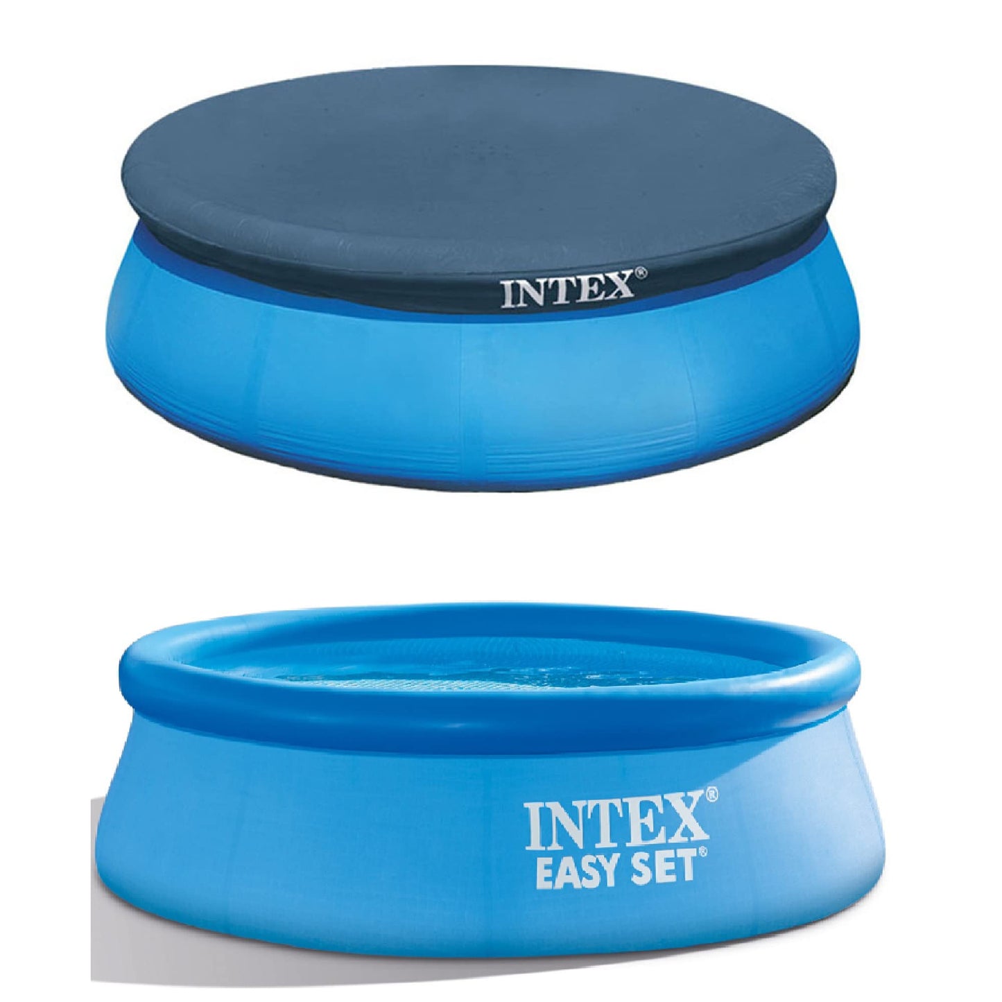 Piscine ronde Intex Easy Set avec couverture, 8' x 30"