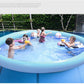 Family Inflatable Swimming Pool,Inflatable Kiddie Pools,Inflatable Top Ring Swimming Pools, Adults Pools Inflatable Outdoor Garden Waters Sports Game Easy Set Durable (8ft x 25in, Blue)