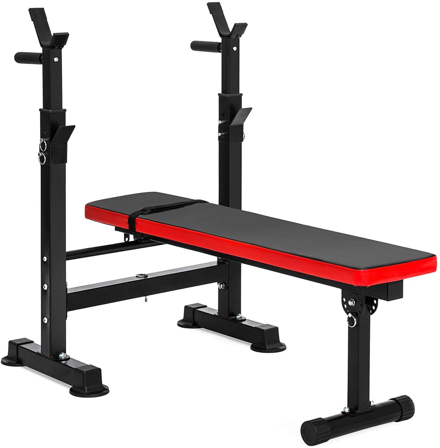 Adjustable Folding Multifunctional Workout Station with Squat Rack