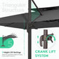 Square Cantilever Patio Umbrella 9FT GREY