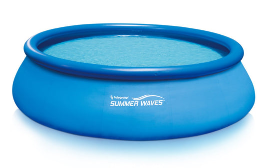 Summer Waves Piscine à anneau à réglage rapide 15'x42" avec système de pompe à filtre RX1000 15 pieds