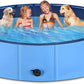 JECOO Portable Dog Pool, Foldable Plastic Kiddie Pool, XXXXLarge Size