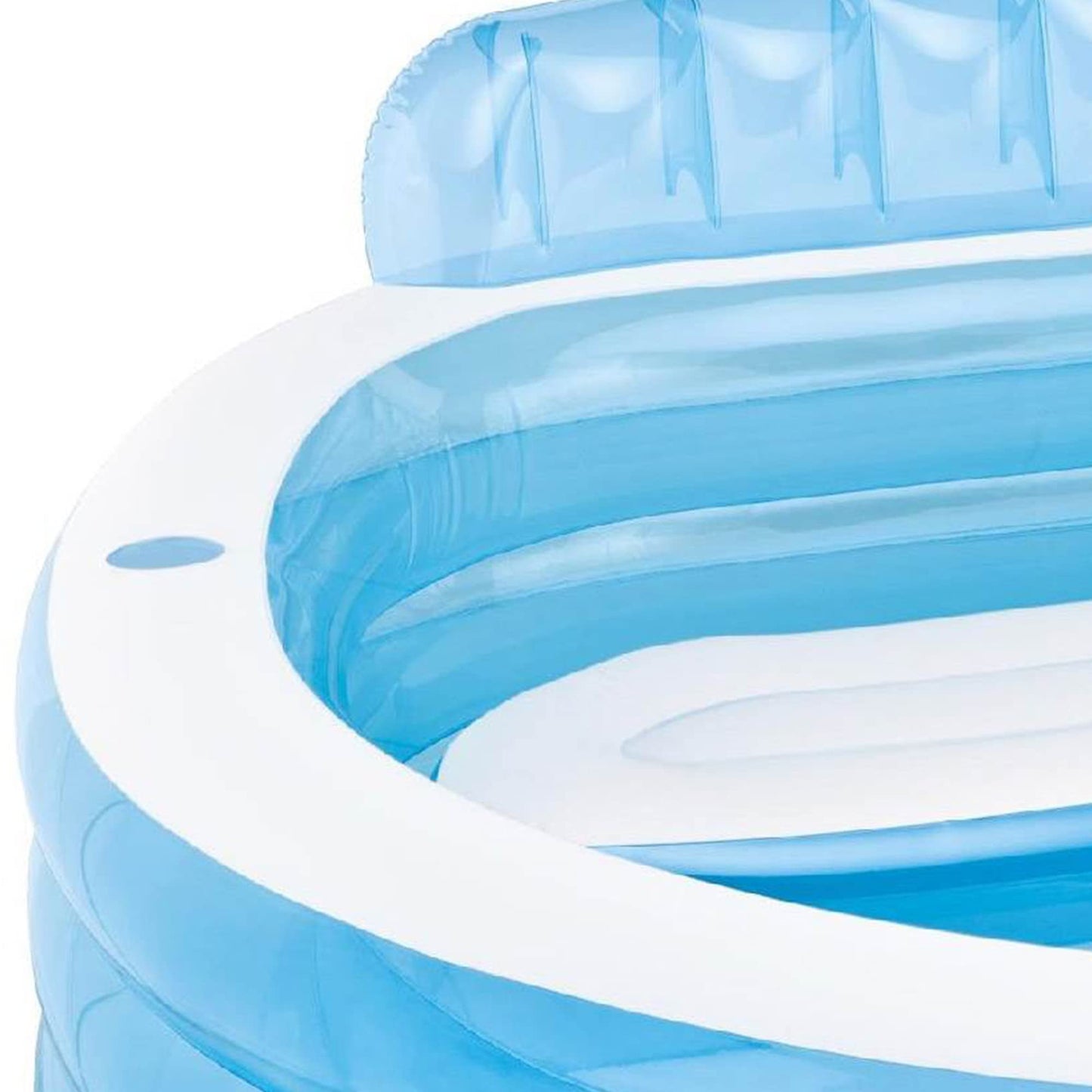 Piscine gonflable ronde Intex Swim Center avec banc et couverture