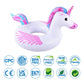 Inflatable Unicorn Pool Float Tube for Party Decorations, Unicorn Inflatable Raft Pool Toys, 67 Inches Giant Pool Float for Adults and Kids
