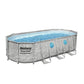 Ensemble de piscine extérieure hors sol Bestway Power Steel Swim Vista Series II 18' x 9' x 48"
