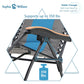 Sophia &amp; William Lot de 2 chaises Zero Gravity surdimensionnées, chaise longue rembourrée avec porte-gobelet gratuit, supporte 350 lb (bleu cobalt) bleu cobalt
