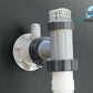 INTEX 26679EG QX2600 Pompe de filtre à sable transparent Krystal et système d'eau salée pour piscines hors sol, 16 pouces