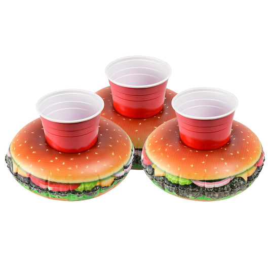 GoFloats Drink Float Lot de 3 Cheeseburger