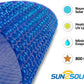 Sun2Solar Bleu Couverture solaire ronde de 16 pieds | Style série 800