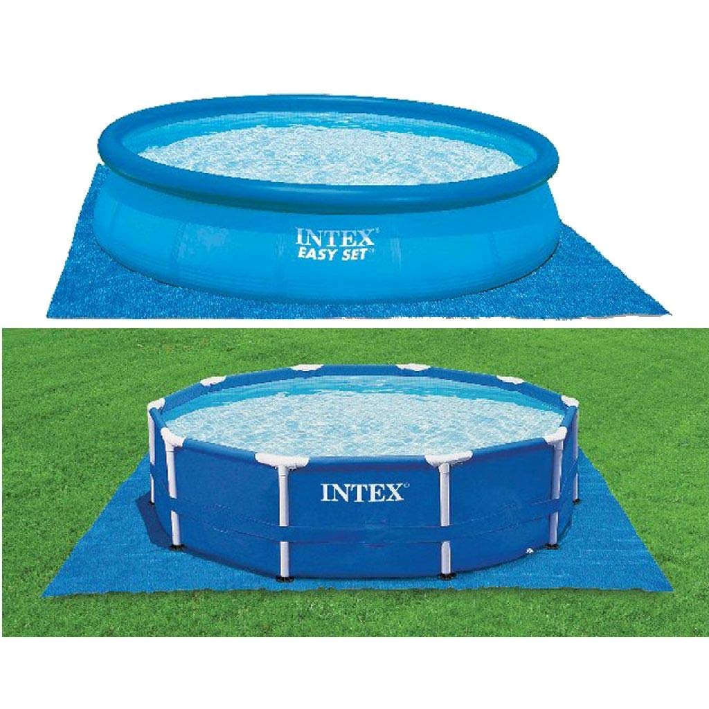 Tissu de sol de piscine Intex pour piscines hors sol rondes de 8 à 15 pieds