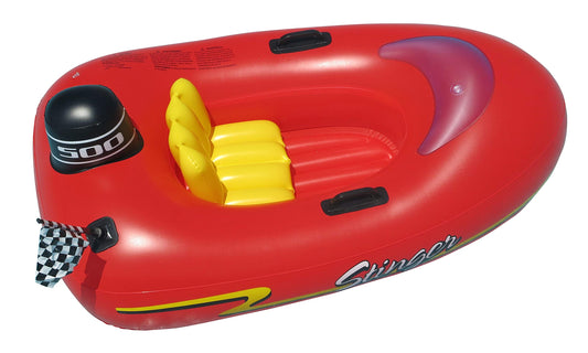 Swimline Speedboat Gonflable Enfants Flotteur, Rouge, 45"/25"/10" Red Speedboat Stinger Raft Flotteur de Piscine
