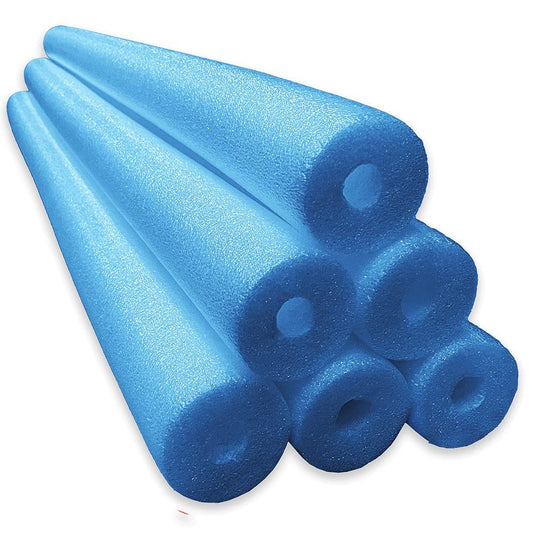 6 Pack Jumbo Swimming Pool Noodle Foam Multi-Purpose Blue