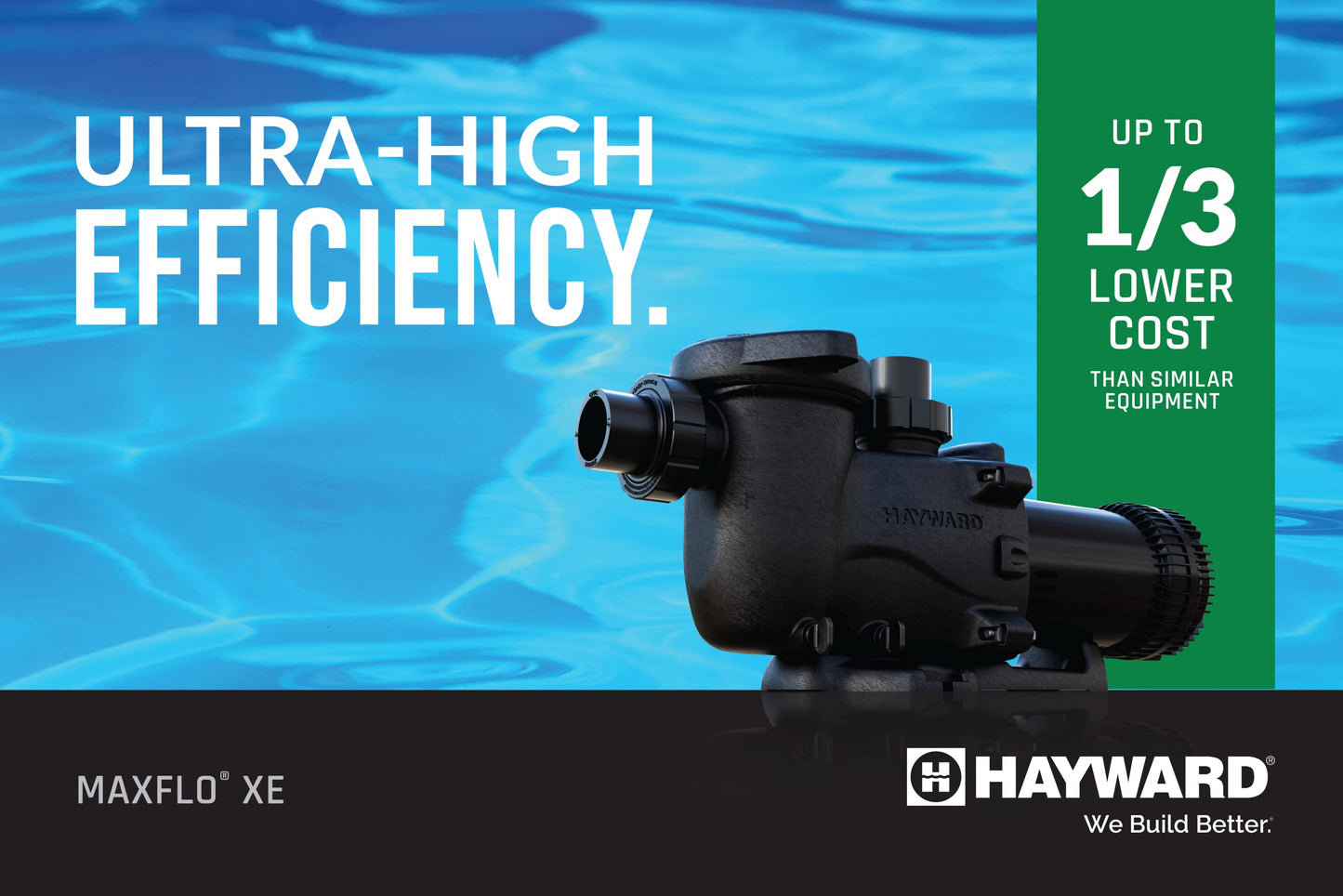 Hayward W3SP2310X15XE MaxFlo XE Ultra-High Efficiency Pool Pump for In-Ground Pools, 1.65THP, 230/115V 1.65 THP
