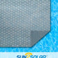 Sun2Solar Bleu Couverture solaire rectangulaire de 18 pieds par 36 pieds | Série 1200