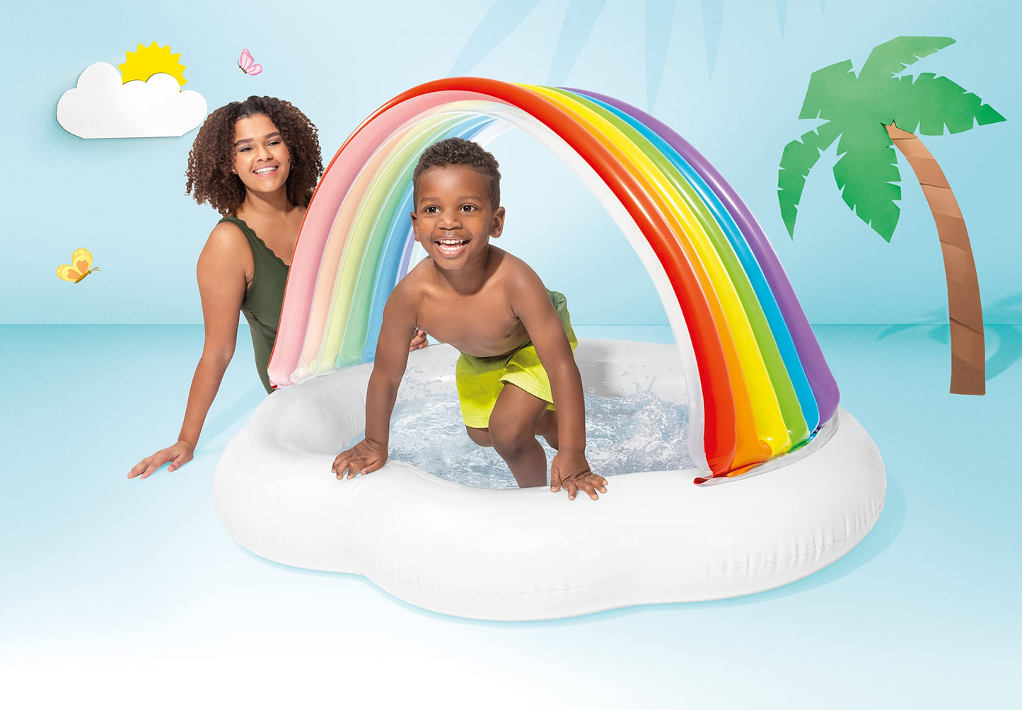 Intex Rainbow Cloud Baby Pool, 1 à 3 ans