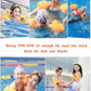 Topsung Floaties Brassards de natation gonflables Anneaux Flotteurs Tube Brassards pour enfants et adultes Orange