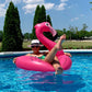 Flotteur flamant rose HIWENA, tube de flotteur de piscine flamant rose gonflable pour la fête, flotteur flamant rose de 41 pouces, à partir de 9 ans