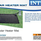 Intex 28685E Tapis de chauffe-eau solaire de piscine 47 pouces x 47 pouces pour piscine hors sol de 8 000 gallons avec fixation de tuyau Noir (lot de 2) 