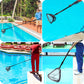 YSBER Pool Skimmer (Total 99" Leaf Skimmer with Telescopic)-Adjustable Heavy Duty Pool Leaf Rake Net-Swimming Pool Cleaner Supplies for Cleaning Swimming Pool Pond and Fine Mesh Deep Bag