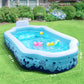 Piscine gonflable Valwix, forme Roma pleine grandeur, à partir de 3 ans, piscine familiale de jardin extérieur