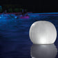 Intex Boule gonflable flottante à LED avec éclairage multicolore, alimentée par batterie