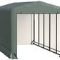 ShelterLogic ShelterTube Garage & Storage Shelter, 10' x 23' x 10' Heavy-Duty Steel Frame Wind and Snow-Load Rated Enclosure, Green 10' x 23' x 10'