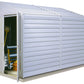 Arrow Shed Yardsaver Compact Galvanized Steel Storage Shed with Pent Roof, 4' x 10' 4' x 10'