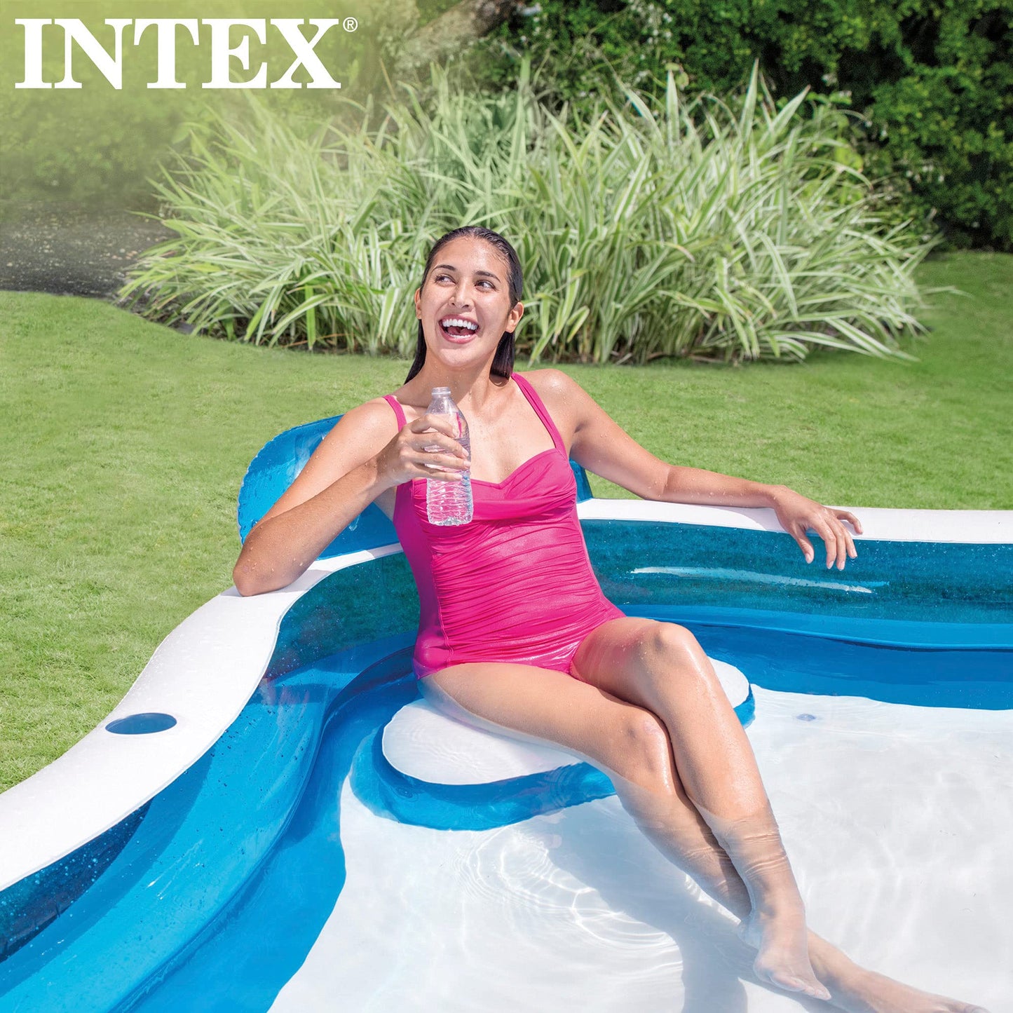 Piscine gonflable familiale INTEX Swim Center, 90" x 90" x 26"