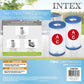 Intex Cartouche filtrante de type A pour piscines, lot de 2, 1 lot, blanc