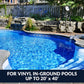 Hayward W32025ADV Nettoyeur de piscine à aspiration PoolVac XL pour piscines en vinyle jusqu'à 20 x 40 pi (aspirateur de piscine automatique) Vinyle (W32025ADV)