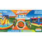BANZAI Inflatable Water Slide & Bounce House (Combo Pack) - Huge Heavy Duty Outdoor Kids Adventure Park Pool with Sprinkler Wave and Slide Plus Large Bonus 12’x9 Bounce House - Free Blower Included