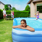Piscine gonflable, piscine hors sol pleine grandeur, à partir de 3 ans, 118" x 72,5" x 20"
