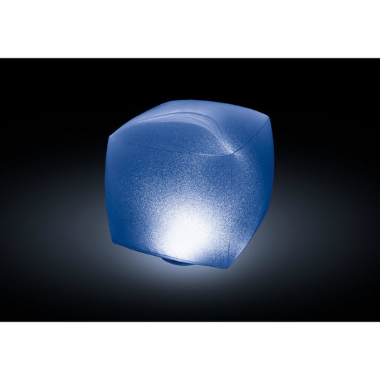 Cube gonflable à LED flottante Intex avec éclairage multicolore, alimenté par batterie