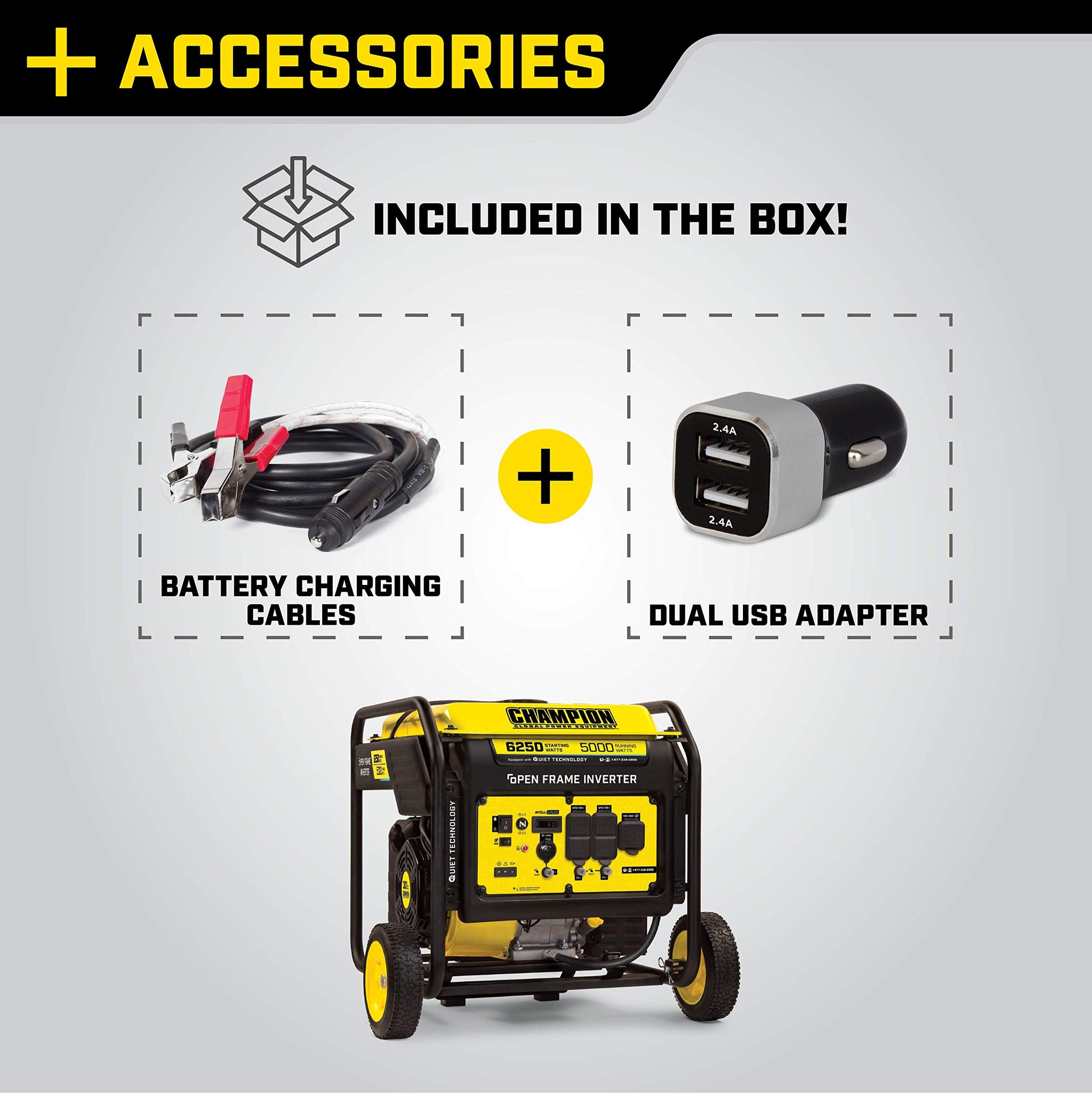 accessories that comes with generator