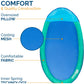 SwimWays Spring Float Original Pool Lounge Chair with Hyper-Flate Valve, Aqua