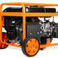 WEN DF430X Générateur portable bicarburant 4375 W avec kit de roues et capteur d'arrêt de CO, noir 4375 W + bicarburant + démarrage à recul 