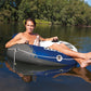 Intex River Run I Sport Lounge, Inflatable Water Float, 53" Diameter 1-Person Sport Lounge